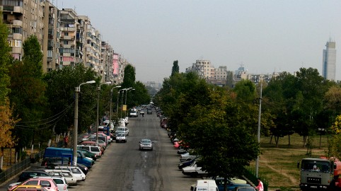 Pohľad na ulicu Crângaşi