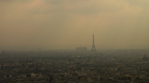 Pohľad na Eiffelovú vežu zo Sacré-Coeur