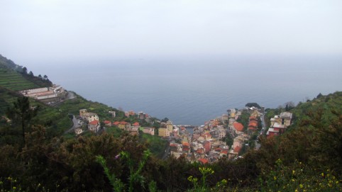 Mestečko Riomaggiore v národnom parku Cinque Terre