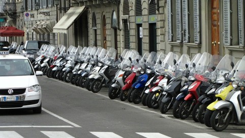 Motorky, mopedy a iné motocykle sú vo Florencii a všeobecne v Taliansku veľmi populárne