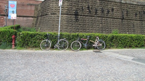 Bicykle blízko Fortezza da Basso