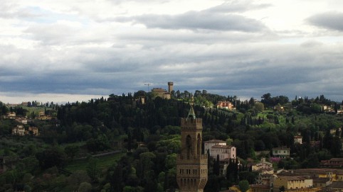 Malebný pohľad na Florenciu