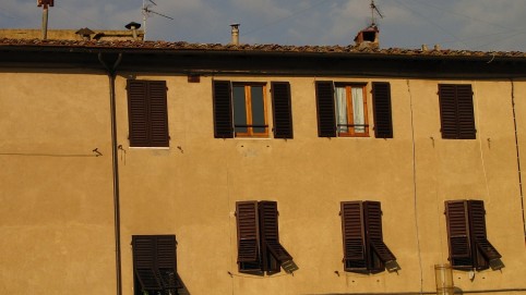 Okenice v San Gimignano