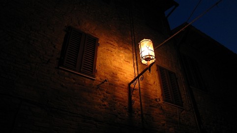 Nočná lampa, ktorá svietila
