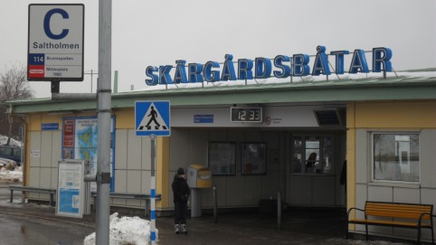 Zástavka Saltholmen bola vstupnou bránou na prehliadku ostrovov blízko Göteborgu
