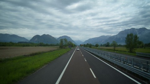 Dávame veľké zbohom Alpám, prichádzame pomaly do Udine