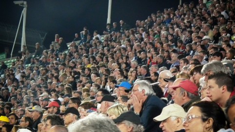 Fanúšikovia na zápase Udinese vs Lazio Rím